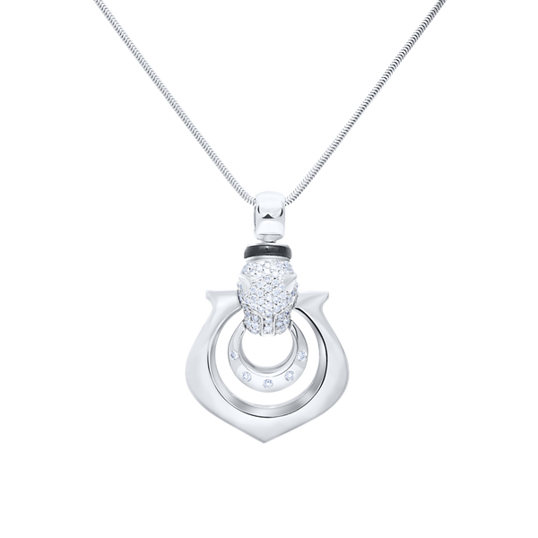 Pendant Jaguar With Diamonds