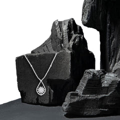 Necklace Sunny Shape And Diamonds