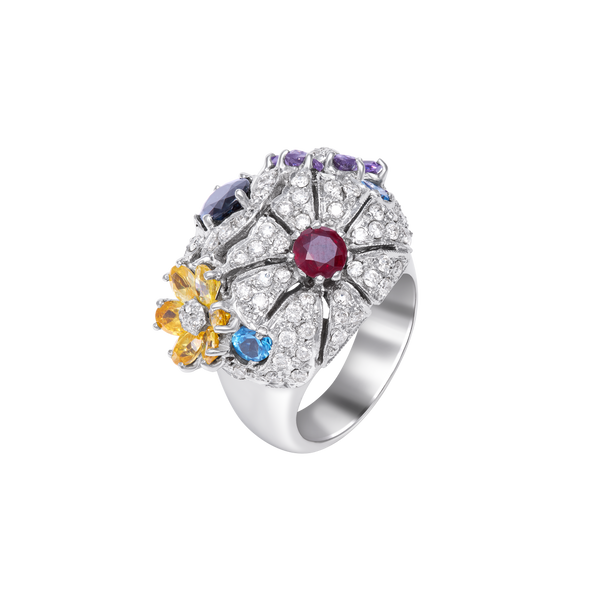 Ring Shape Several Flower