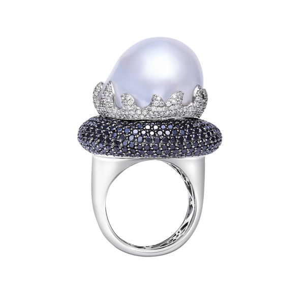 Ring White Gold South Sea Pearl