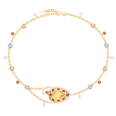 Bracelet Round Yellow Topaz
