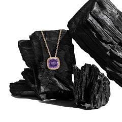 Necklaces Amethyst And Tsavorite