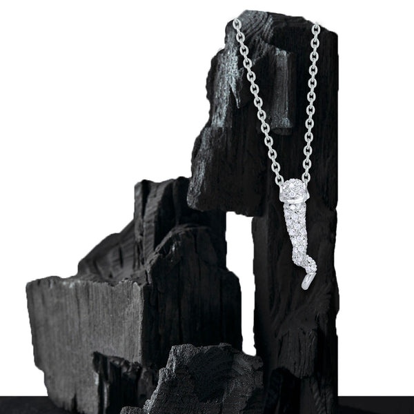 Necklace pepper Shape Diamonds