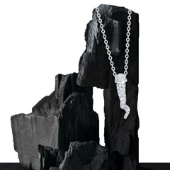 Necklace pepper Shape Diamonds