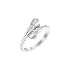 Ring Horse Hoof White Gold