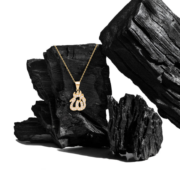 Pendant Allah With Diamonds