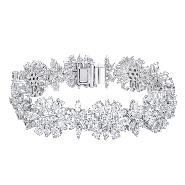 Bracelet Flower Diamonds