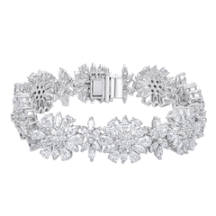 Bracelet Flower Diamonds