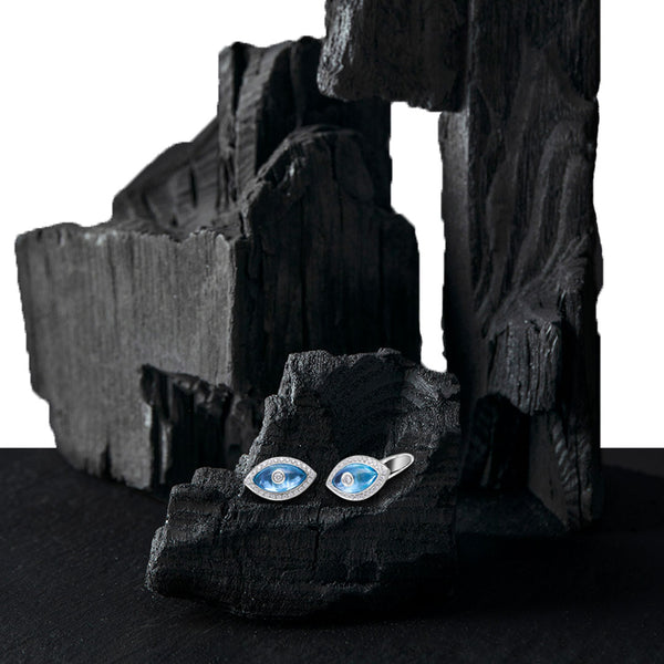 Cufflink Blue Daimond