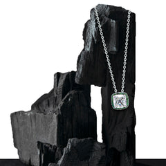 Necklace Diamond And Tsavorites