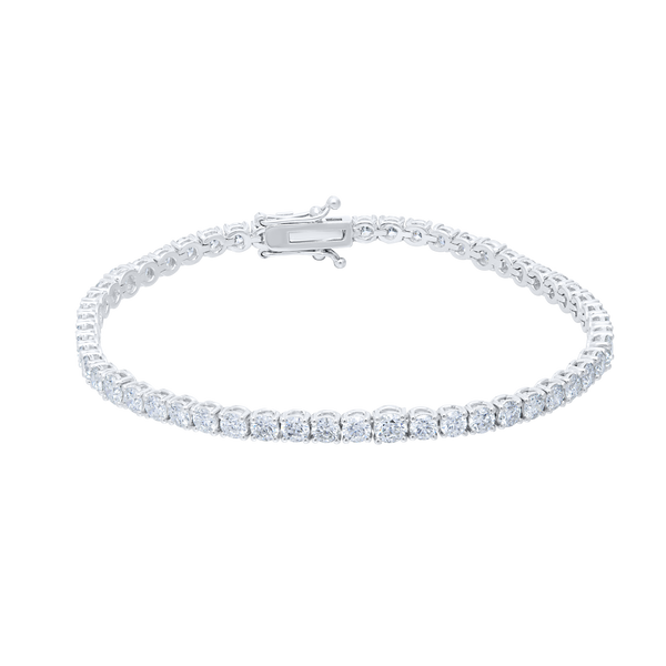 Bracelet Tennis White Gold
