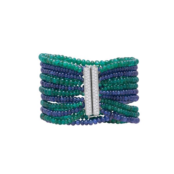 Bracelet Emerald Sapphire