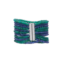 Bracelet Emerald Sapphire