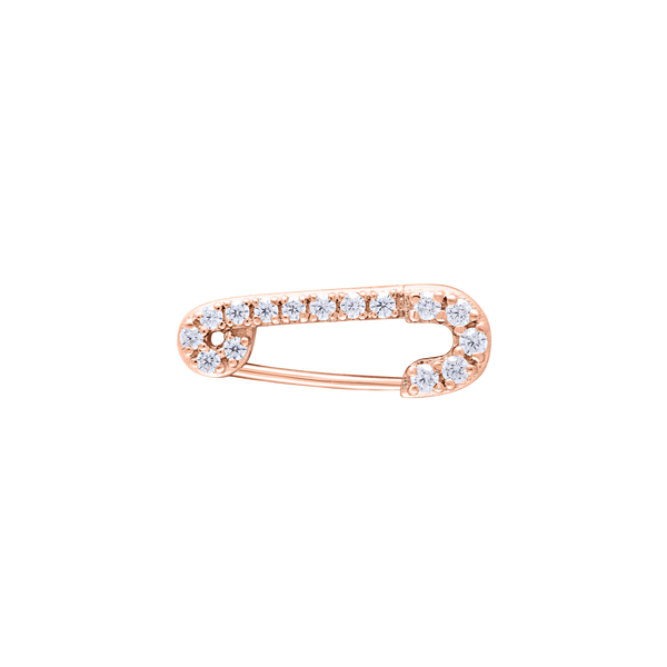 Brooch Safety Pin Diamonds