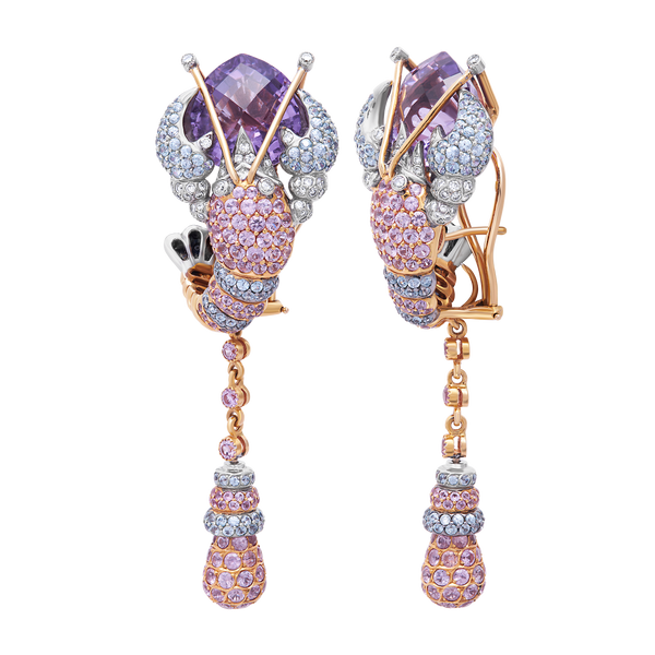 Earrings Shape scorpion