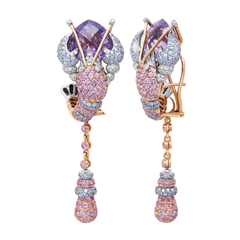 Earrings Shape scorpion