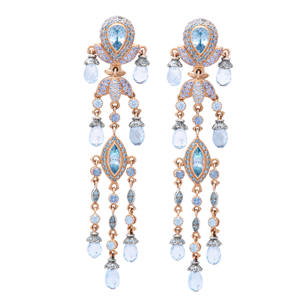 Earrings Tourmaline And Zircon