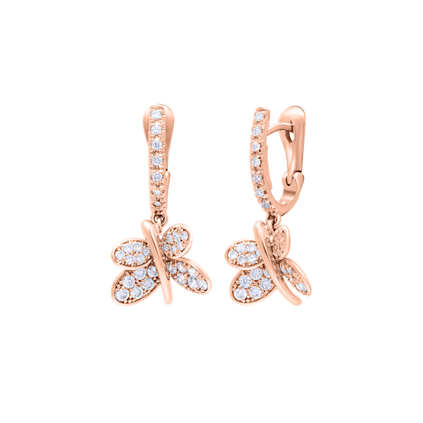 Earrings The Butterfly Shape