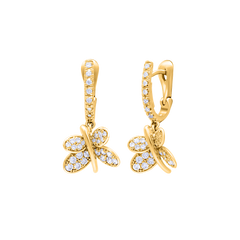 Earrings The Butterfly Shape