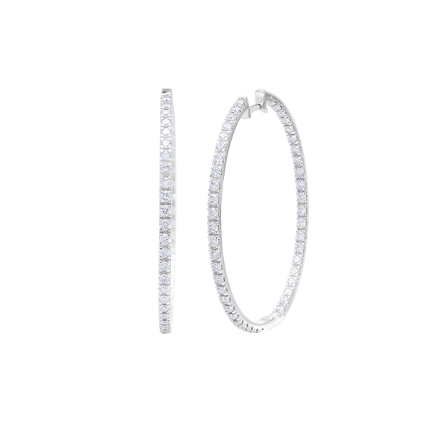 Earrings White Gold And Diamonds