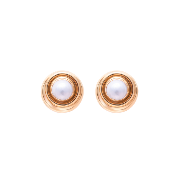 Earrings Yellow Gold Pearl