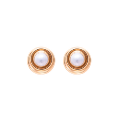 Earrings Yellow Gold Pearl
