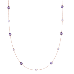 Necklace Amethyst And White Topaz