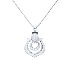 Pendant Jaguar With Diamonds