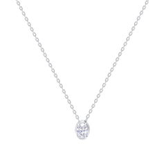 Necklace White Gold With Diamond