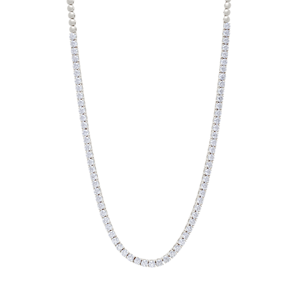 Necklace Tennis White Gold