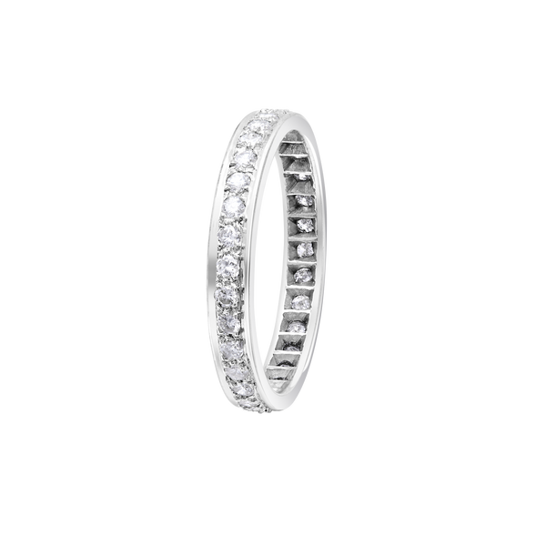 Band White Gold With Diamonds