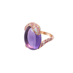 Ring Pink Amethyst Sapphire