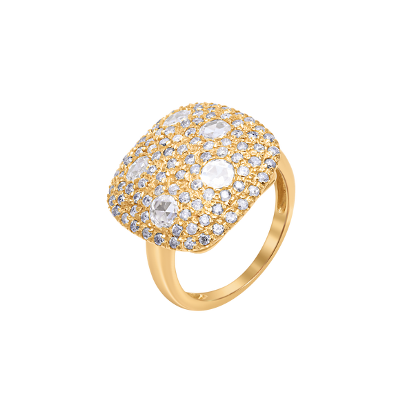 Ring Square Shape Diamonds