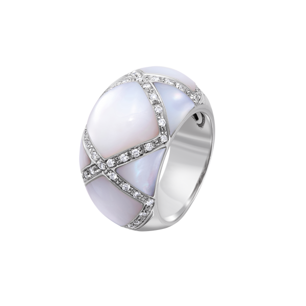 Ring White Mother Of Pearl