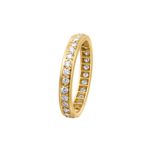 Band Yellow Gold With Diamonds