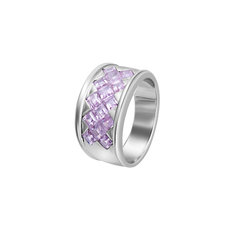 Ring White Gold Pink Sapphire
