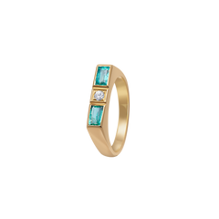 Ring Yellow Gold Emerald