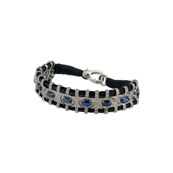 Bracelet Blue Sapphire With Diamonds