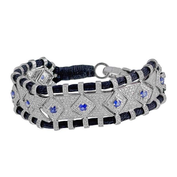 Bracelet Blue Sapphire And Diamonds