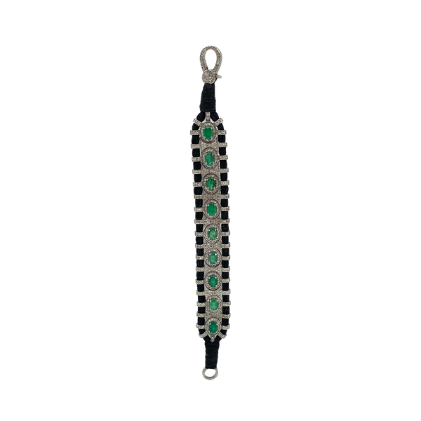 bracelet Emerald With Diamonds