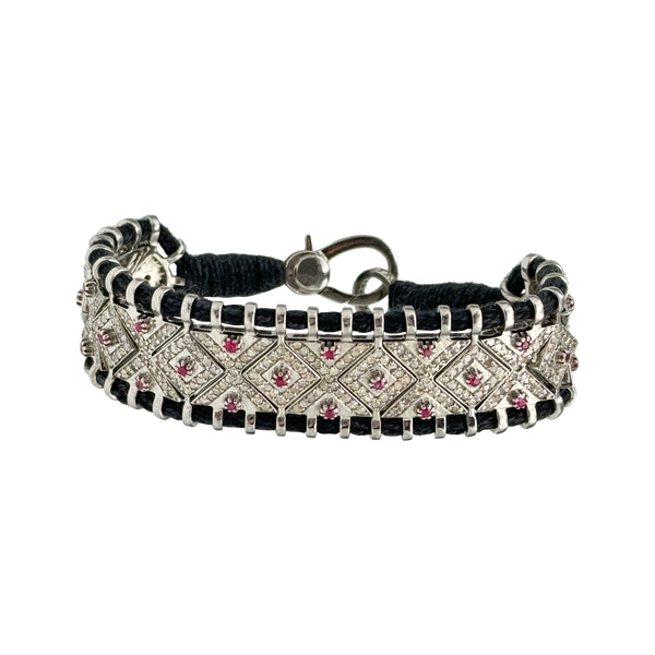 Bracelet White Gold With Ruby