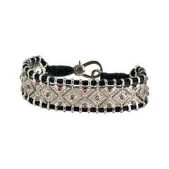 Bracelet White Gold With Ruby