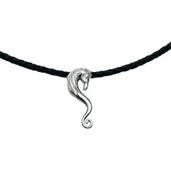 Necklaces Single Horse White Gold