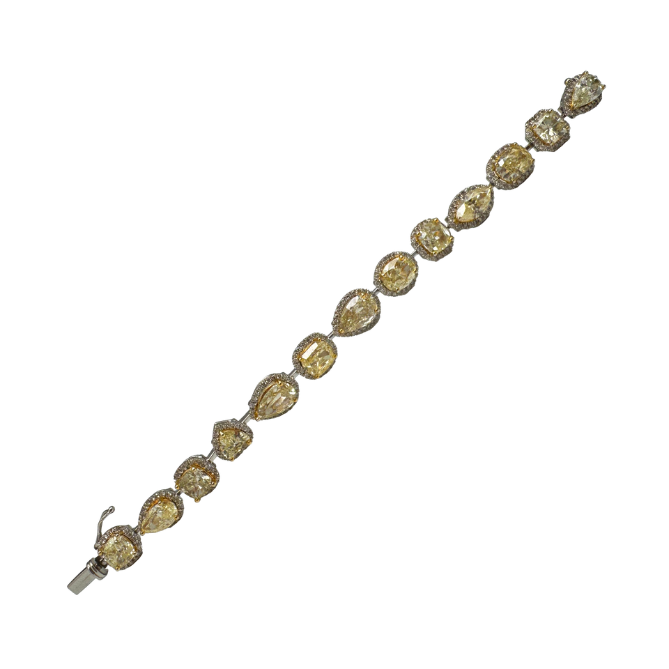 Fancy Yellow Diamond Bracelet