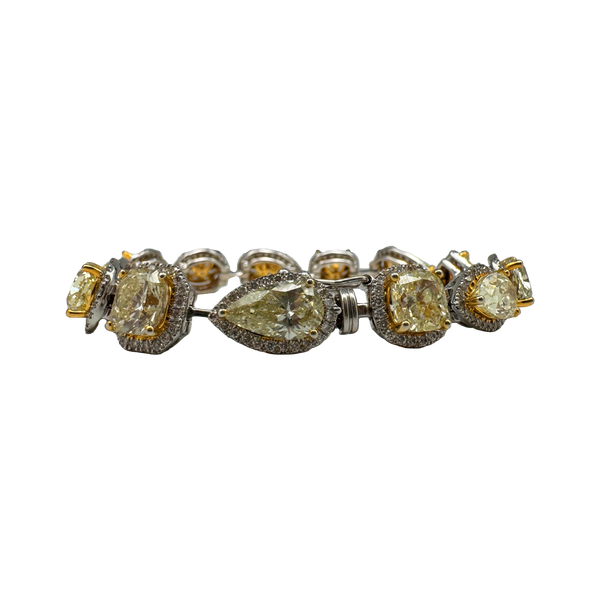 Fancy Yellow Diamond Bracelet