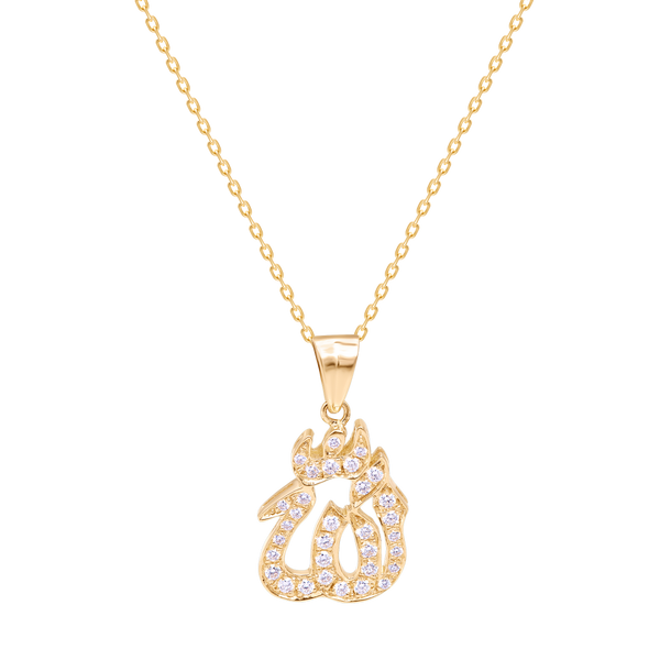 Pendant Allah With Diamonds