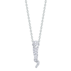 Necklace pepper Shape Diamonds